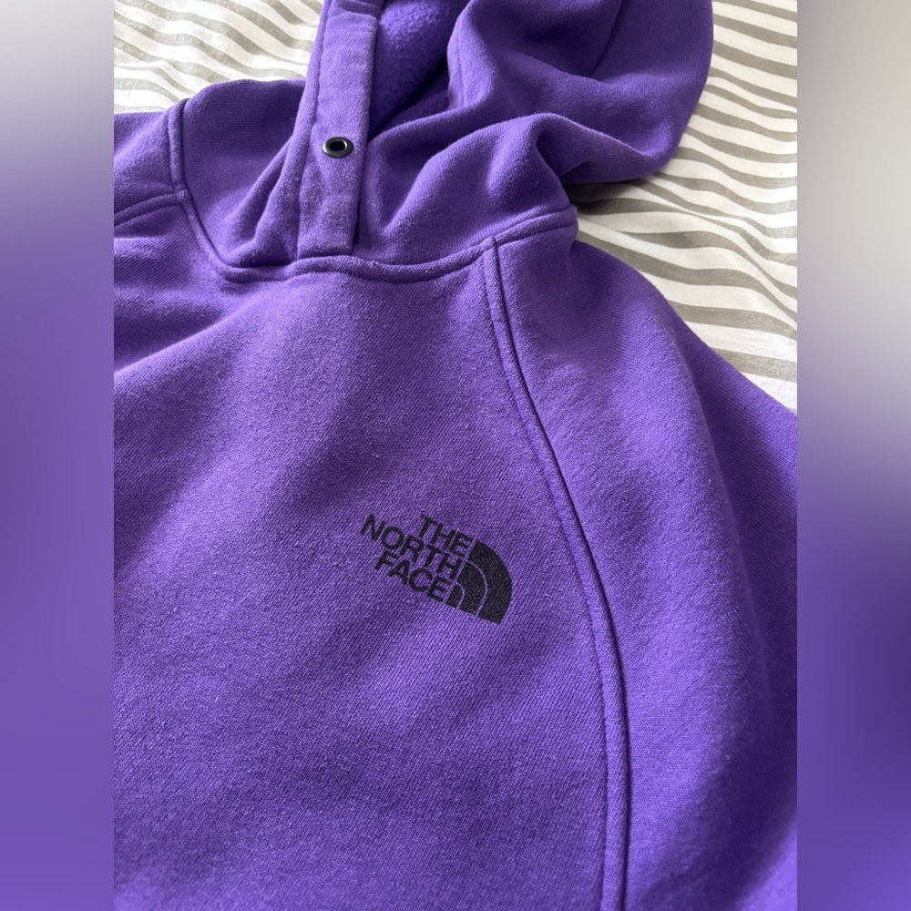 The North Face Hoodie Purple Medium